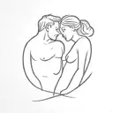 couple tattoo tattoo design idea