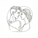 couple tattoo tattoo design idea