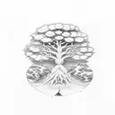 Roronoa zoro yinyan tree of life scorpio  tattoo design idea