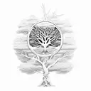 Roronoa zoro yinyan tree of life scorpio  tattoo design idea