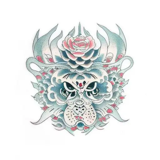 trap tattoo design idea