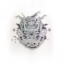 trap tattoo design idea