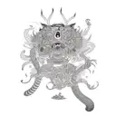 trap tattoo design idea