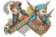 ukrainian cossack tattoo design idea