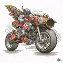 formula one tattoo design idea