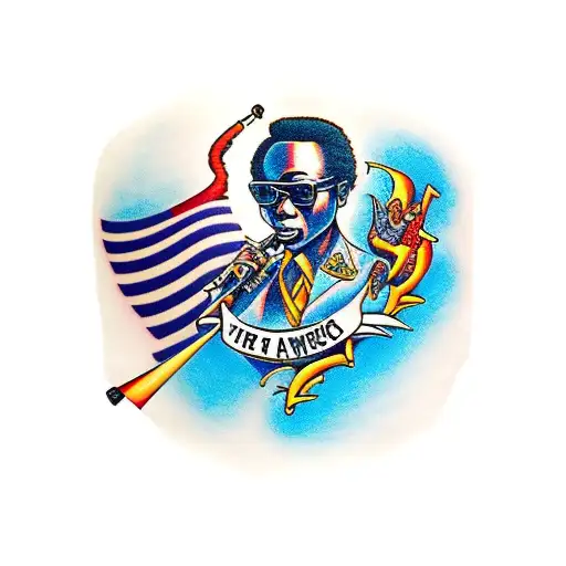 miles Davis  tattoo design idea
