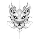  rare word handwritten tattoo design idea