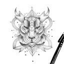  rare word handwritten tattoo design idea