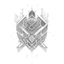  rare word tattoo design idea