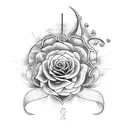  rare word tattoo design idea