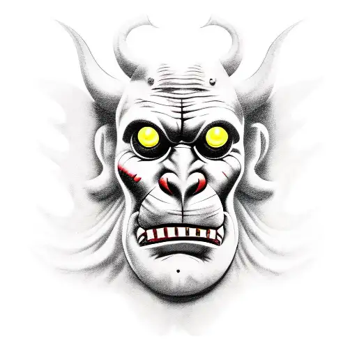 hellboy tattoo design idea