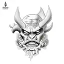 hellboy tattoo design idea