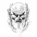 hellboy tattoo design idea