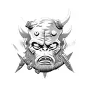 hellboy tattoo design idea