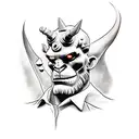 hellboy tattoo design idea