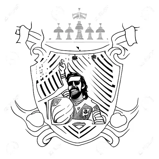 Minimalist Tattoo Design: Asturias, Fernando Alonso, beer, Formula 1, football, and Allan (The Hangover)   tattoo design idea