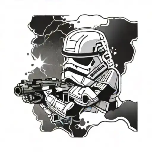 Star Wars stormtrooper  tattoo design idea