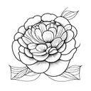 peonias tattoo design idea