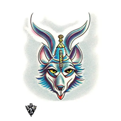anubis tattoo design idea