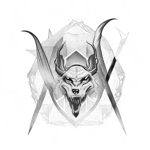 Fade valorant  tattoo design idea