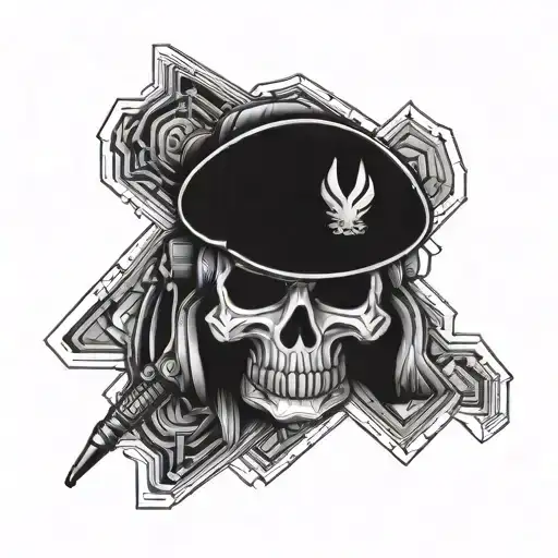 usmc, military, construction electrician, seabee tattoo design idea