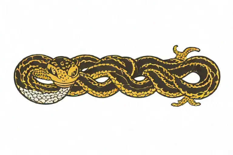 Snake tattoo design idea
