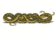 Snake tattoo design idea