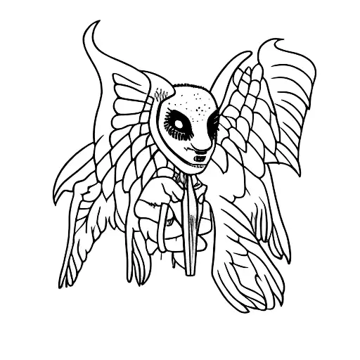  silence of the lambs tattoo design idea