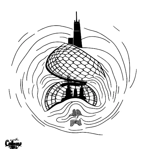  Chicago the bean tattoo design idea