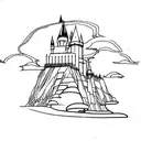 hogwarts Castle tattoo design idea