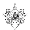hogwarts Castle tattoo design idea