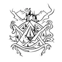 hogwarts Castle tattoo design idea