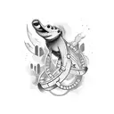  roller coaster tattoo design idea