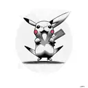 pikachu tattoo design idea