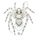 jumping spider tattoo design idea