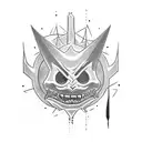 gengar tattoo design idea