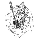 dwarf tattoo design idea