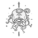 dwarf tattoo design idea