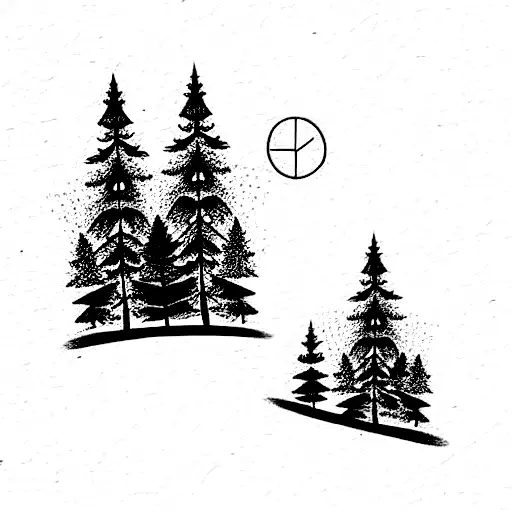 510 Pine Tree Tattoo Stock Photos Pictures  RoyaltyFree Images  iStock