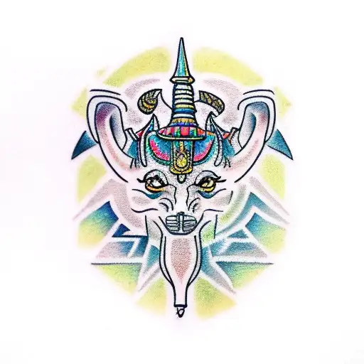 anubis, Egipto, camino tattoo design idea