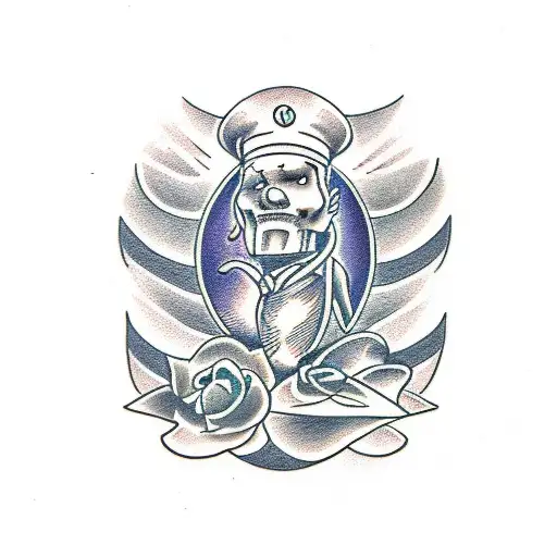 Onward and upward tattoo design idea