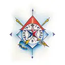 Onward and upward tattoo design idea