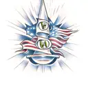 Onward and upward tattoo design idea