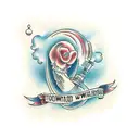 Onward and upward tattoo design idea