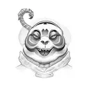 master oogway tattoo design idea