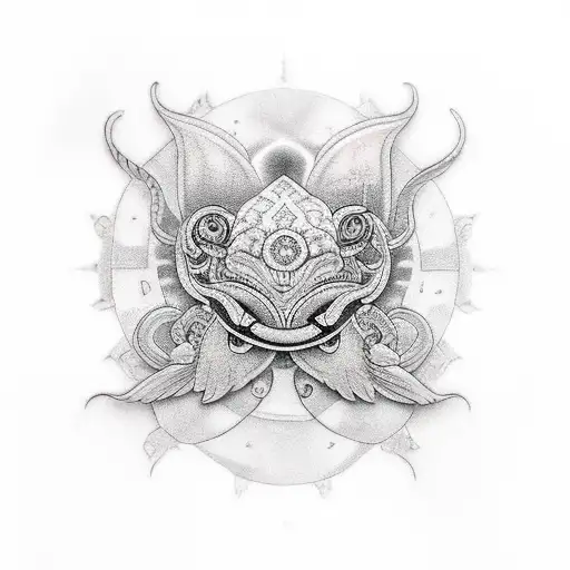 rana tattoo design idea