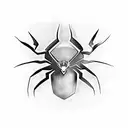 Spider-Man half venom tattoo design idea