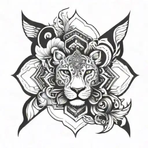 Maya tattoo design idea