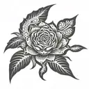 Maya tattoo design idea