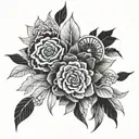 Maya tattoo design idea